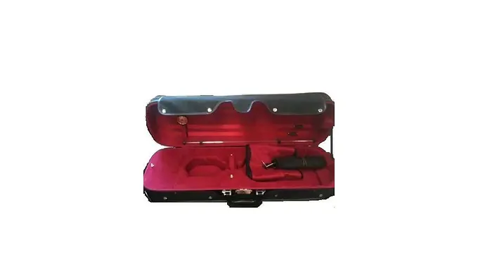 Deluxe Oblong Hardwood Frame Violin Case