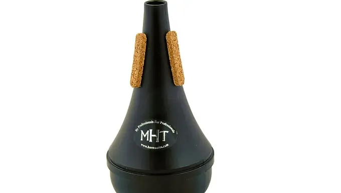 Black Polymer Straight Trumpet Mute