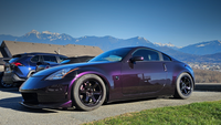 The Wright Painter's midnight purple sport car
