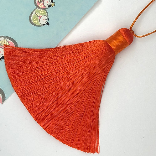 Medium Tassel ~ Tangerine