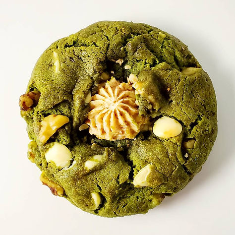 Creamy Matcha Munch Cookie Edmonton Liam's Cakes & Pastries Home Bakery Top.jpg