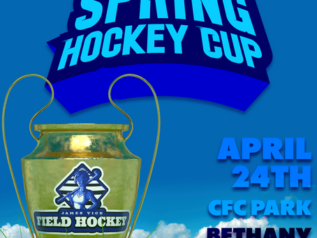 JVF Hockey to host the "Spring Hockey Cup" April 24th at CFC Park!