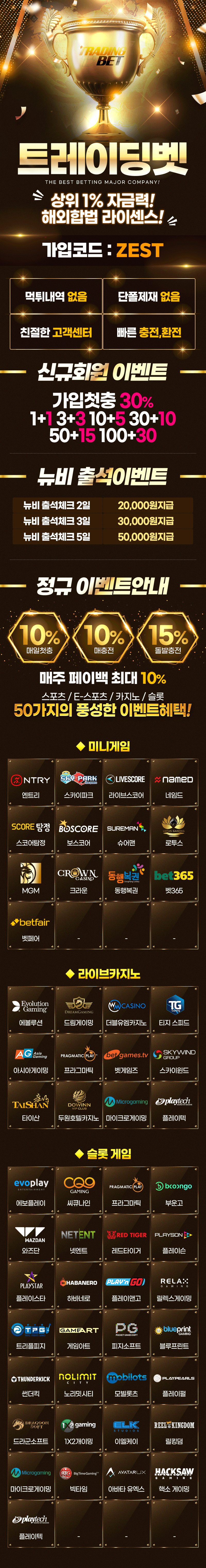 【 NO.1 트레이딩벳 】 12년차 안전놀이터 트레이딩벳 ｜입플사이트｜1+1 3+3 10+5 30+10 가입첫충 30% 【 카지노입플사이트 】