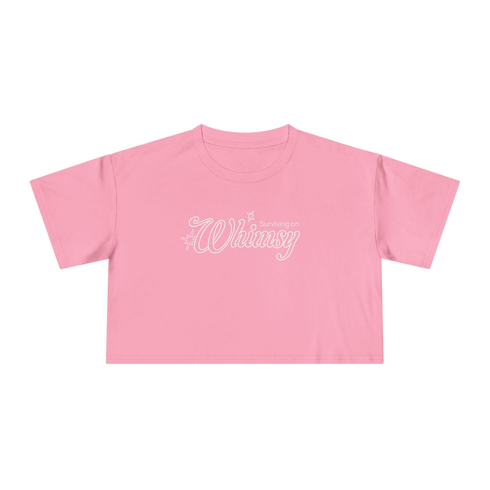 Thumbnail: EllaVe Whimsical Fem Crop Tee