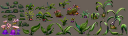 color comps on game foliage