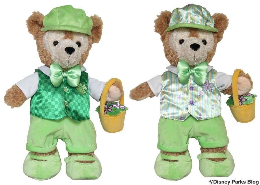Duffy Disney Bear Outfits reversible Saint Patricks Day and Easter 2014 Outfit