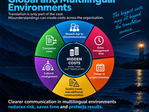 In global organisations, communication has to move across languages, cultures, functions, management levels and locations.
