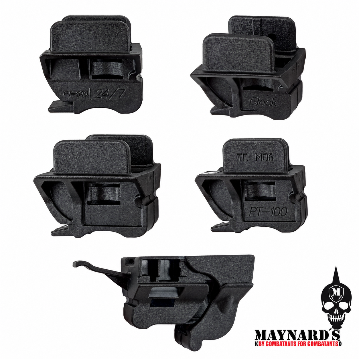 Kit Adaptadores - Glock, CZ, PT100, 24/7, Imbel, Imbel LX e Revolver