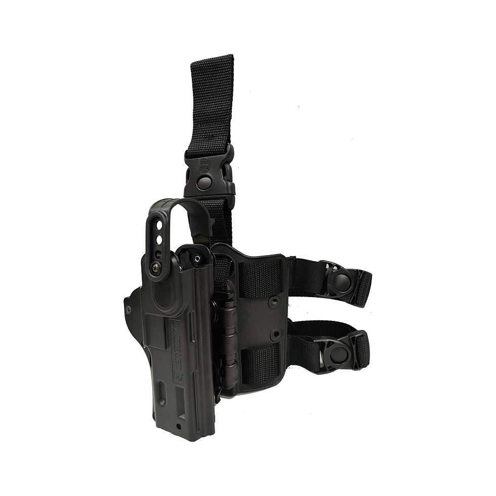 Miniatura: KIT Coldre Longo com Garfo V2 + Plataforma - Preto