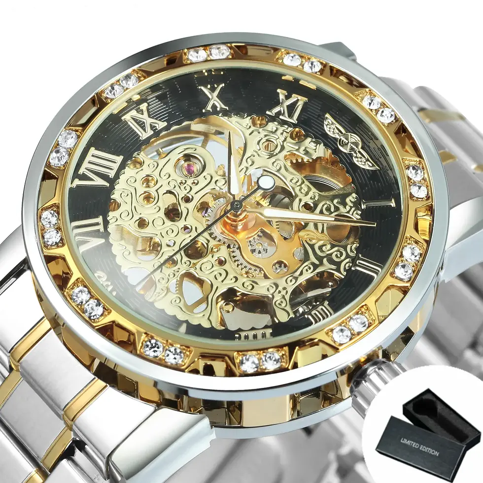 Thumbnail: Transparent Skeleton Mechanical Watch