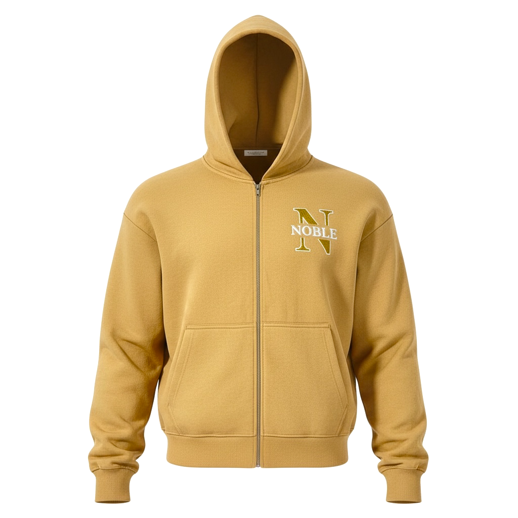 Noble Vibes zip-up hoodie 