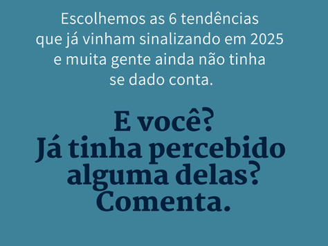 Tendências para 2026