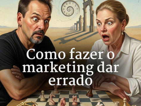 Como fazer o marketing dar errado