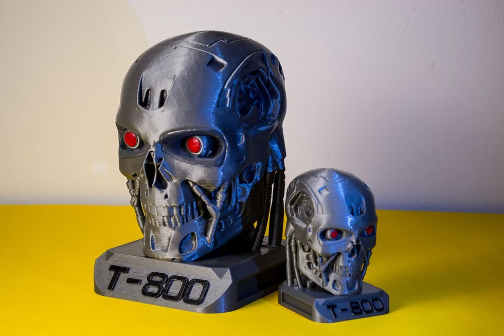 Miniatura: Terminator T-800 - Cabeza sobre base