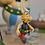 Miniatura: Asterix y Obelix con menhir - Diorama