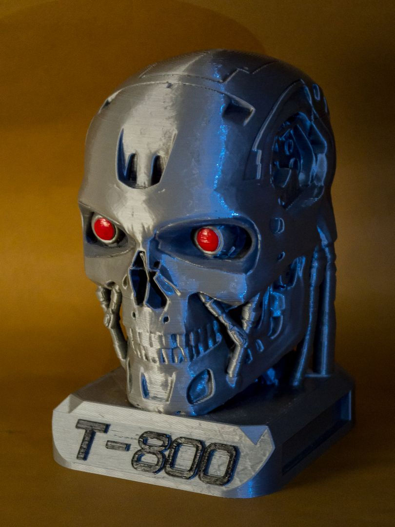 Miniatura: Terminator T-800 - Cabeza sobre base