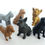 Miniatura: Perros todas las razas facetados. Low Poly