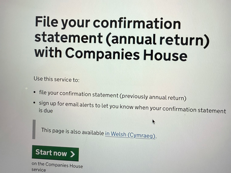 website screenshot of gov uk website