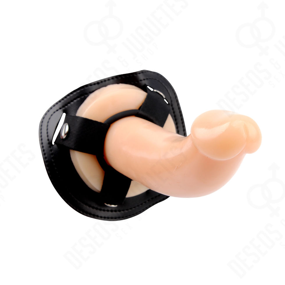 Miniatura: Arnes R-G-B  "Slim G Dong"  Flesh 19 cm
