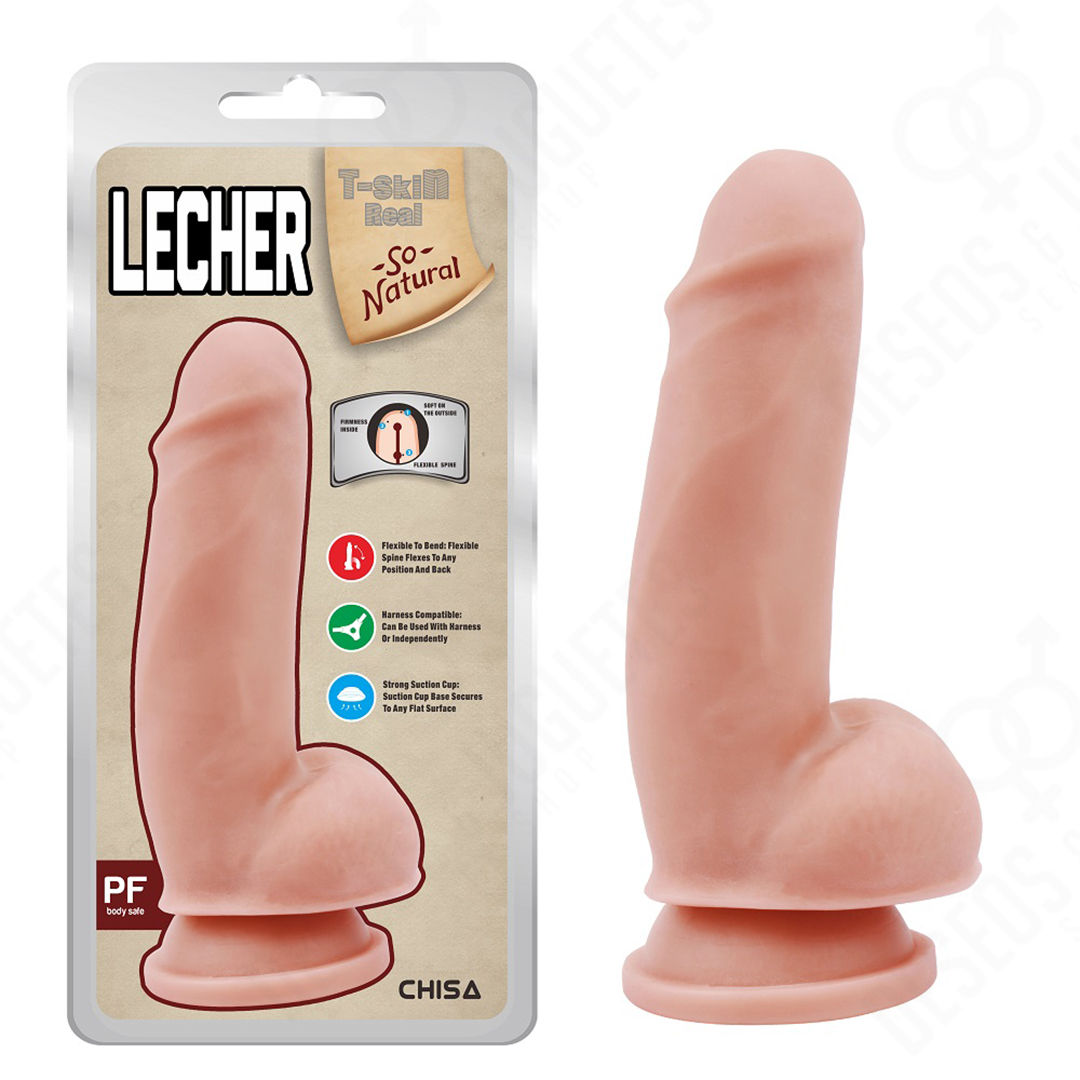 Dildo Realista T-Skin Real "Lecher"  18 cm