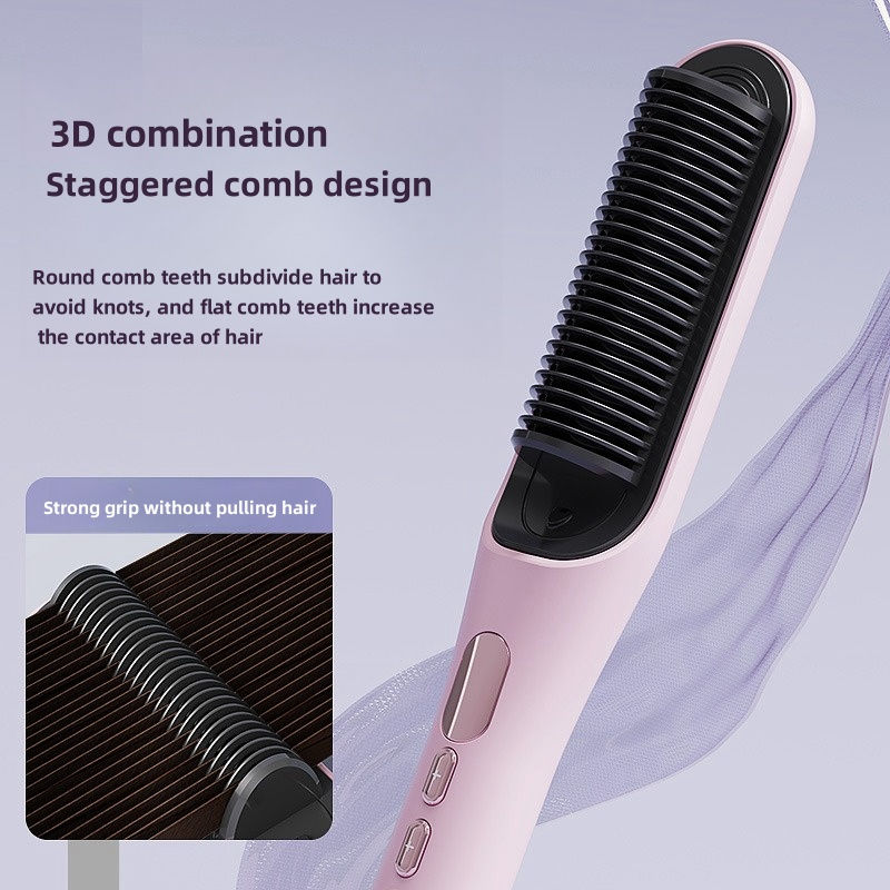 Thumbnail: Hair Straightening Iron Comb for women