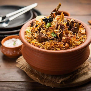 Salbari Special Mutton Biriyani 4 pcs Mutton