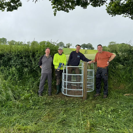 Kissing gate successfully installed