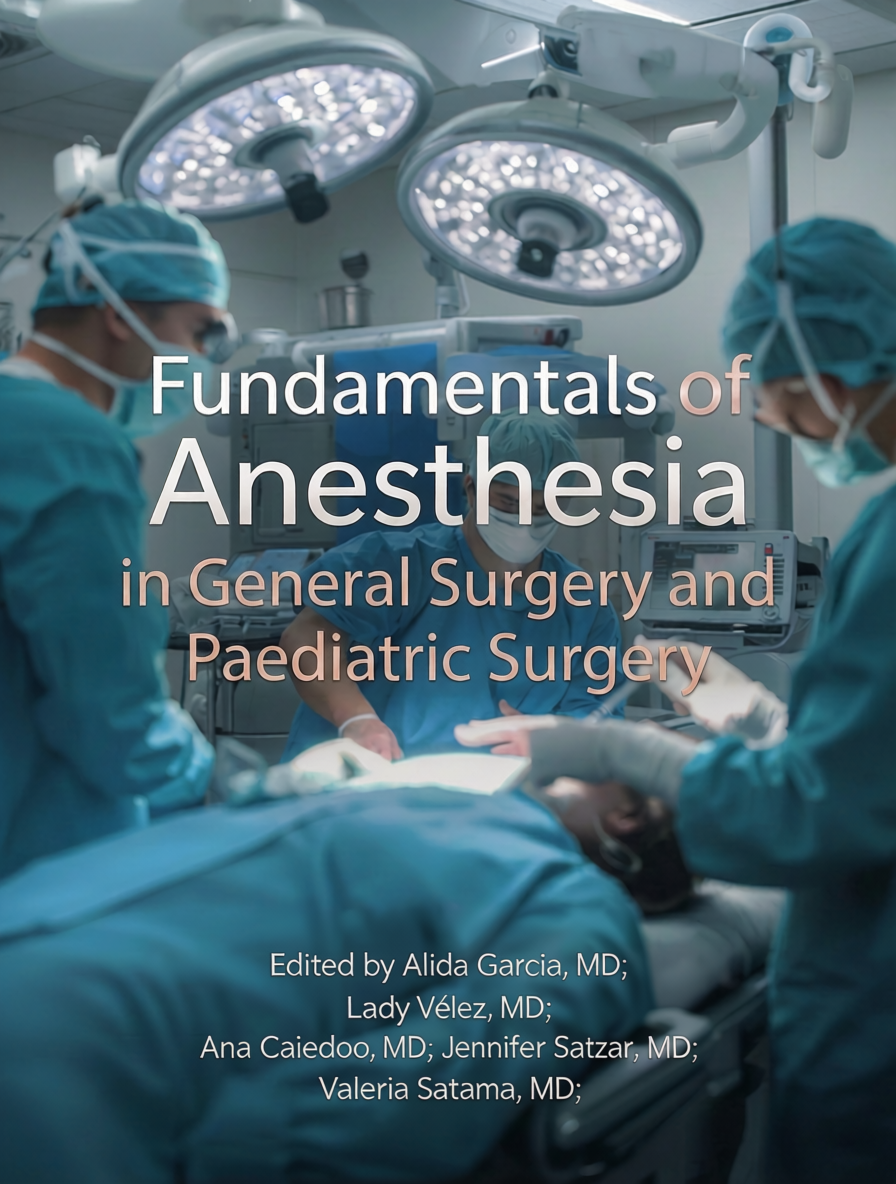 Cover of the Book "Fundamentals of Anaesthesia in General Surgery and Paediatric Surgery" This book, published by Biomedicaline