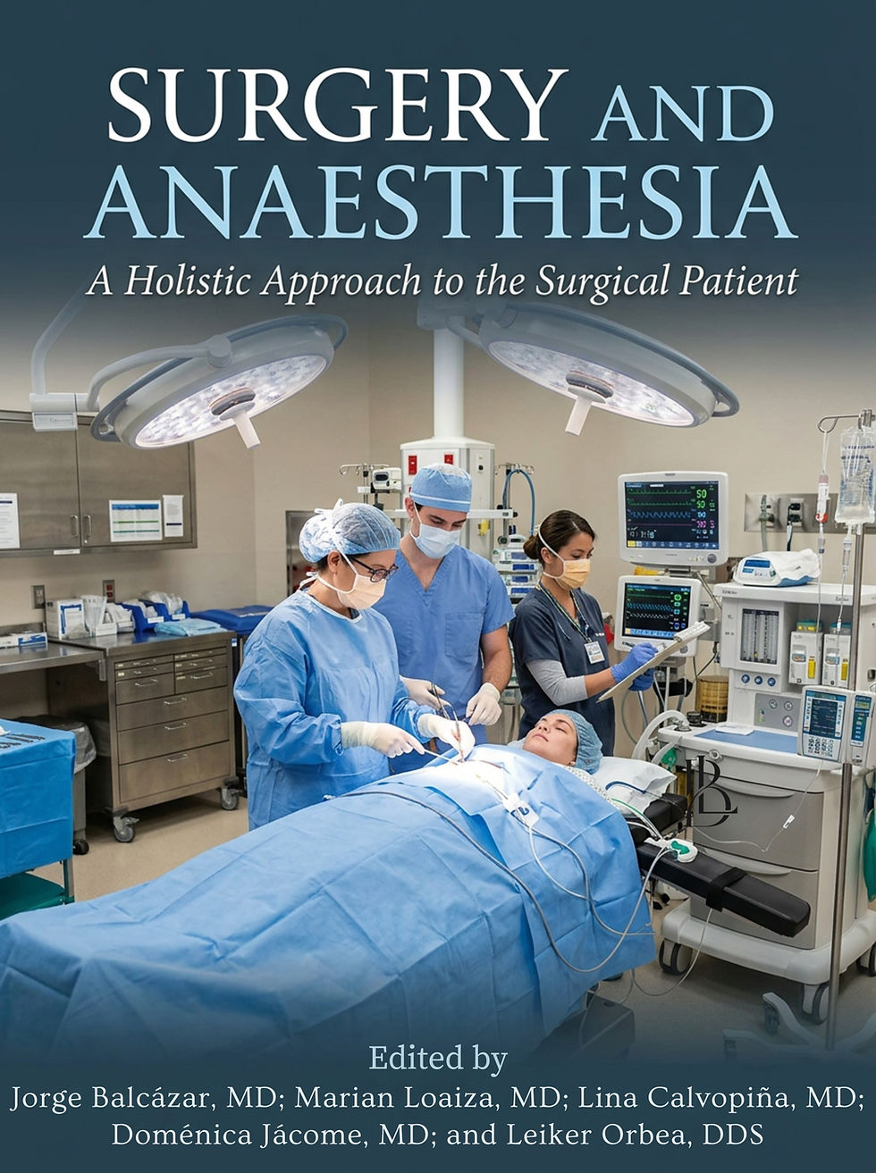 Cover of the Book "Surgery and Anaesthesia: A Holistic Approach to the Surgical Patient" This book, published by Biomedicaline