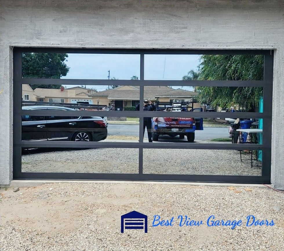 Glass Garage Door in Downey