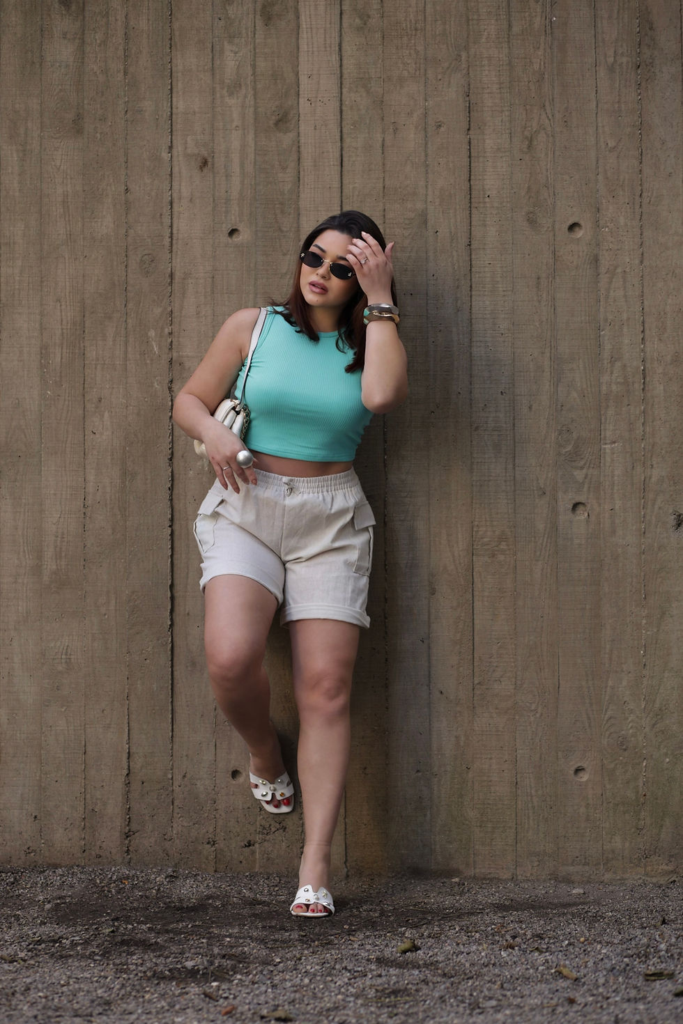 Miniatura: Cropped Regata - Azul Bebê