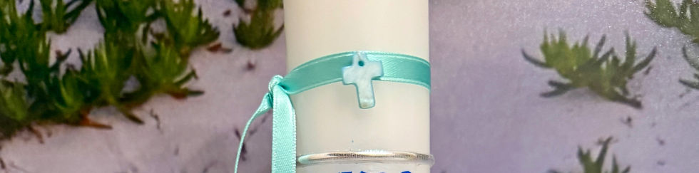 Miniaturbild: Taufkerze "Hanna" Standart (40cm x 4cm)