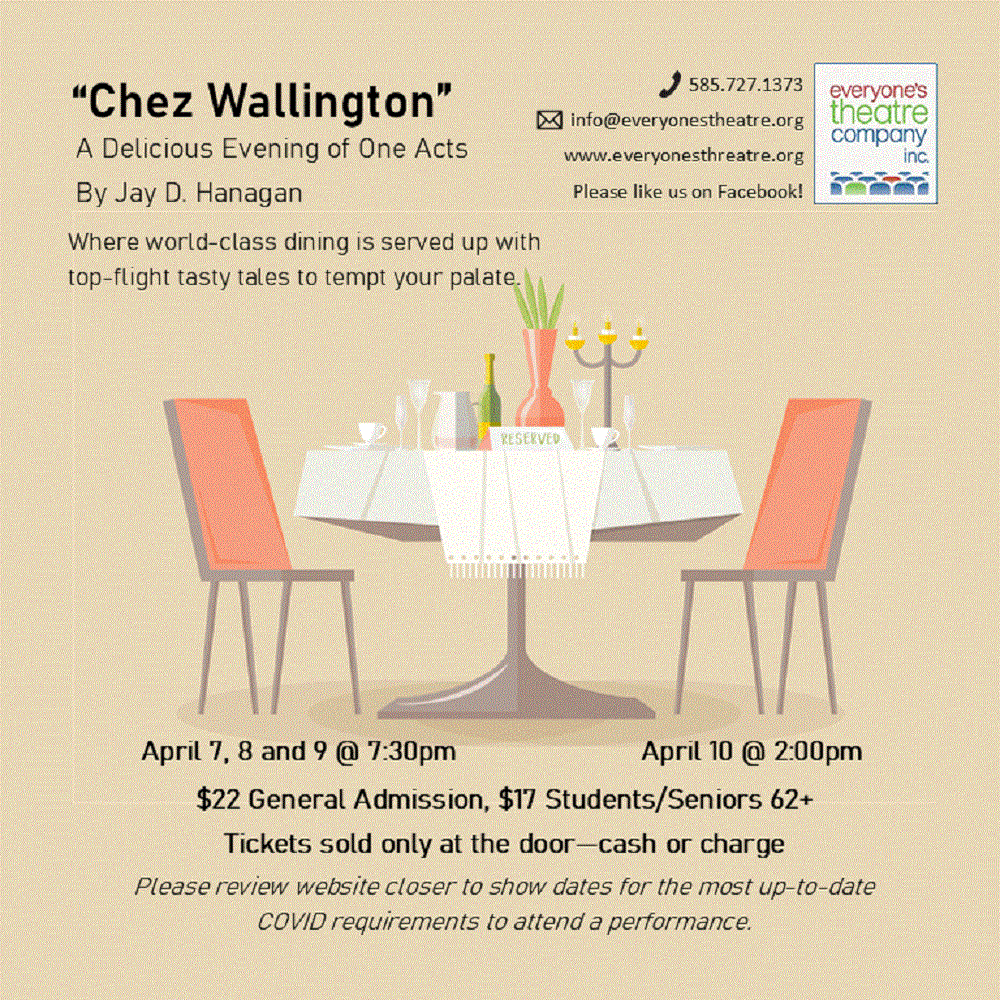 An Evening at Chez Wallington, Presented by Everyone's Theatre Co., Inc.