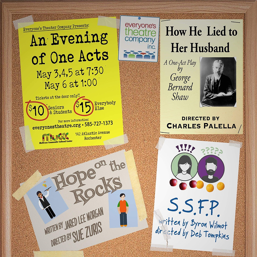 Everyone’s Theatre Company presents: An Evening of One Acts
