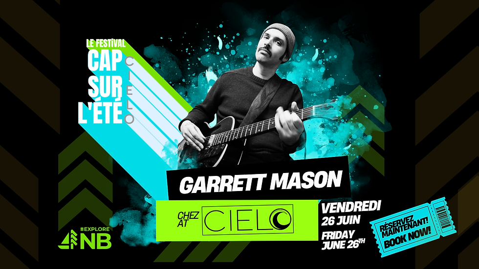 🎸 Légende du Blues GARRETT MASON CHEZ CIELO! 🎸