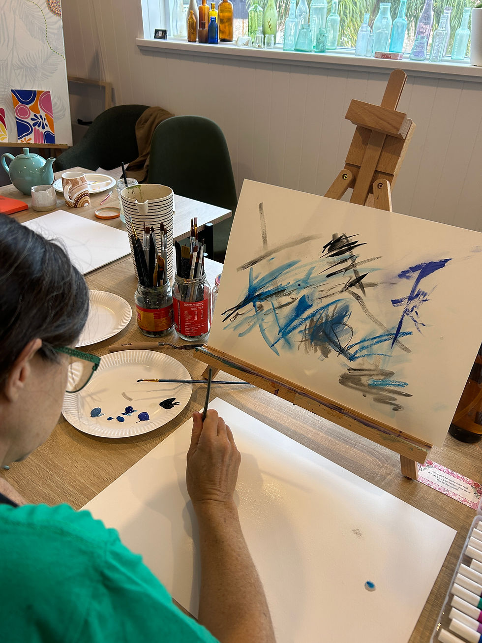 Thumbnail: Messy Together - Couples Art Workshop