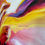 Thumbnail: breathing in colour - oil and mixed media on canvas