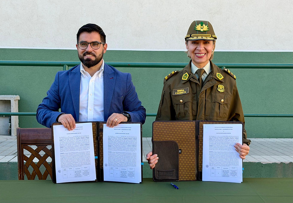 FIRMA DE IMPORTANTE COMODATO EN LIMACHE