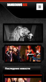 Музыка website templates – Музыканты