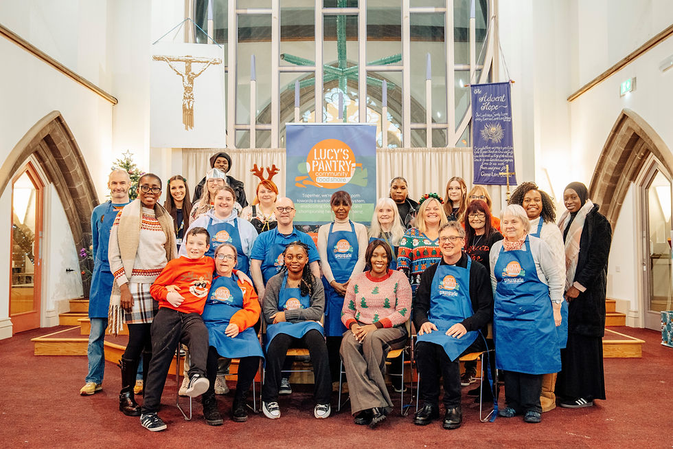 Volunteers at the Caring Christmas Event 2024 | Walsall | Photography by Barbon Studios