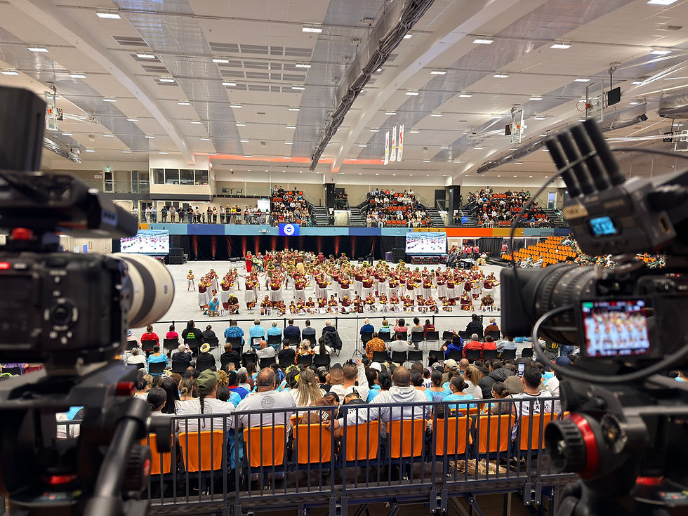 Auckland livestreaming services for a large indoor event.