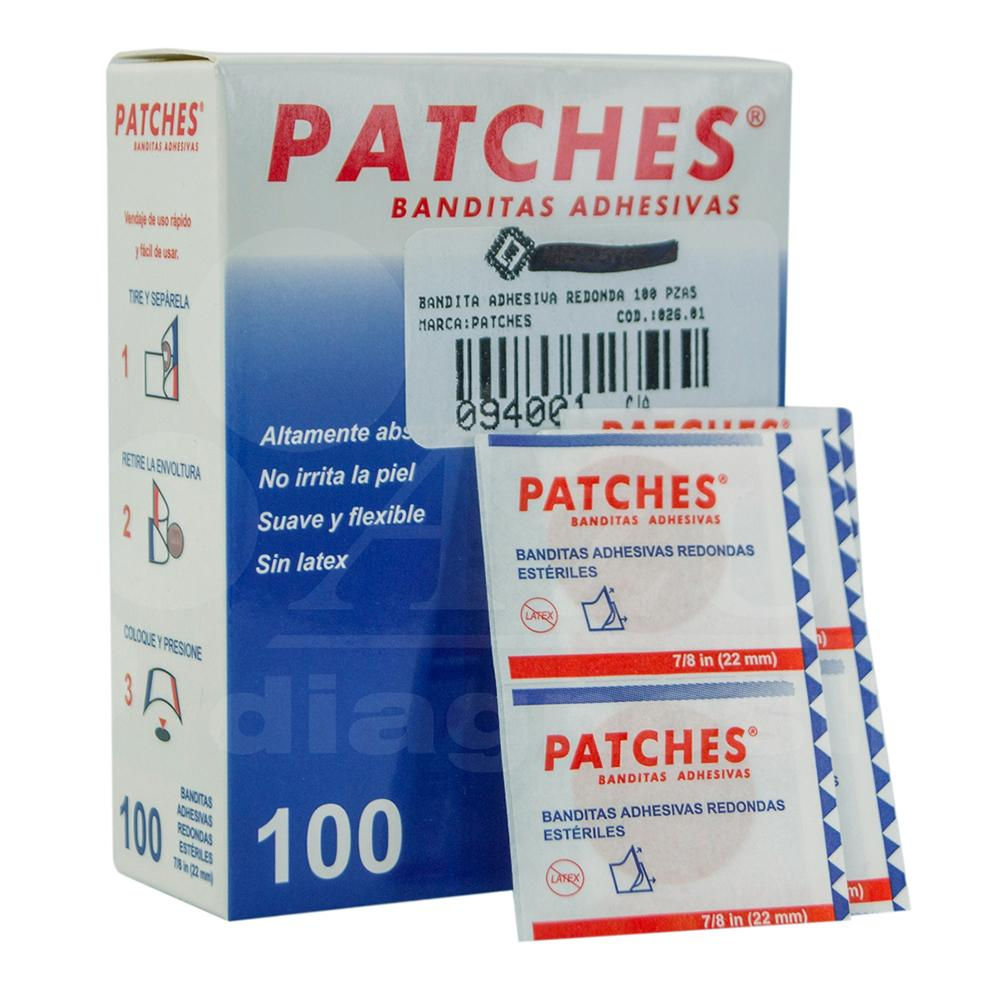 PATCHES Banditas adhesivas redondas