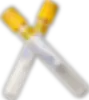 Tubo de plástico con fondo  cónico SIN conservador para análisis de orina.
