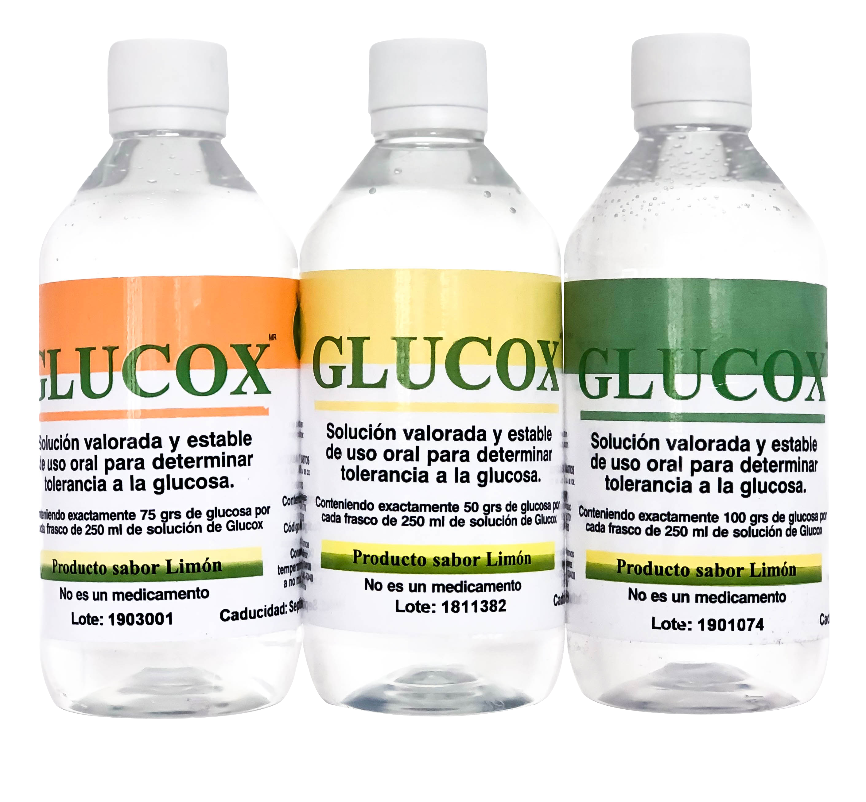 GLUCOX. Solución valorada y estable de uso oral para det tolerancia a la glucosa
