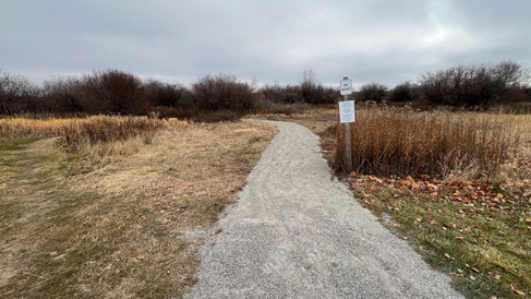 After New Trail is Completed - old "no outlet" sign