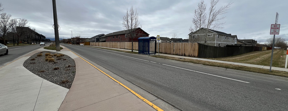 Project Site in West Winds Near Bus Stop on N27th Ave