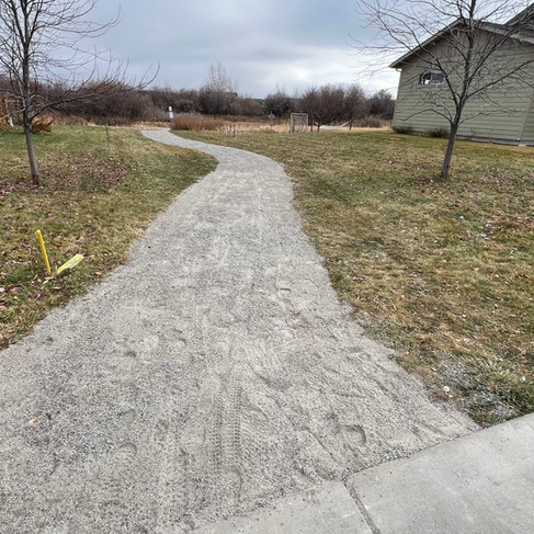After trail improvement in West Winds