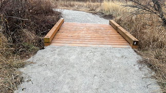 Completed - New West Winds trail and bridge installation