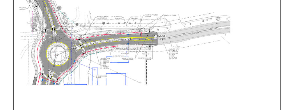 North 27th Ave and Cattail Roundabout