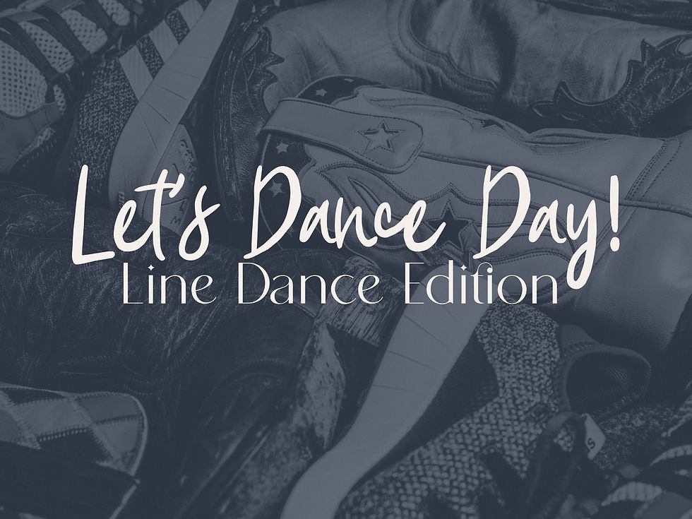 Let's Dance Day! Line Dance Edition Announcement